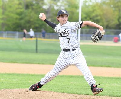 Post 46 -American Legion Baseball - Matt Charrette pitching