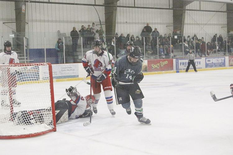 02-25-23 KHS Hockey murphy after goal