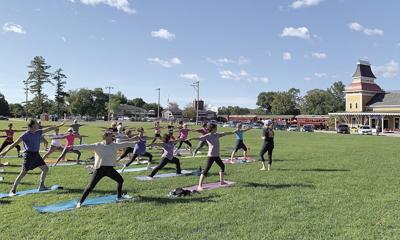 Yoga in the park returns