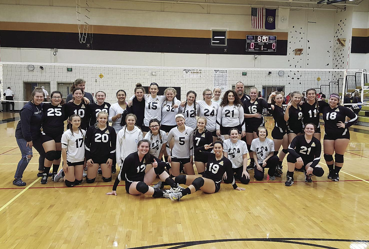 volleyball nets its first win High School