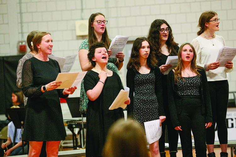 03-25-25 Louis Fuchs khs chorus with teachers