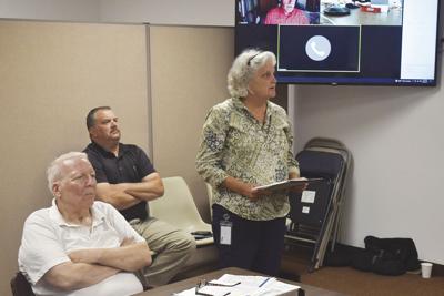 Lisa Scott addresses delegation 82621