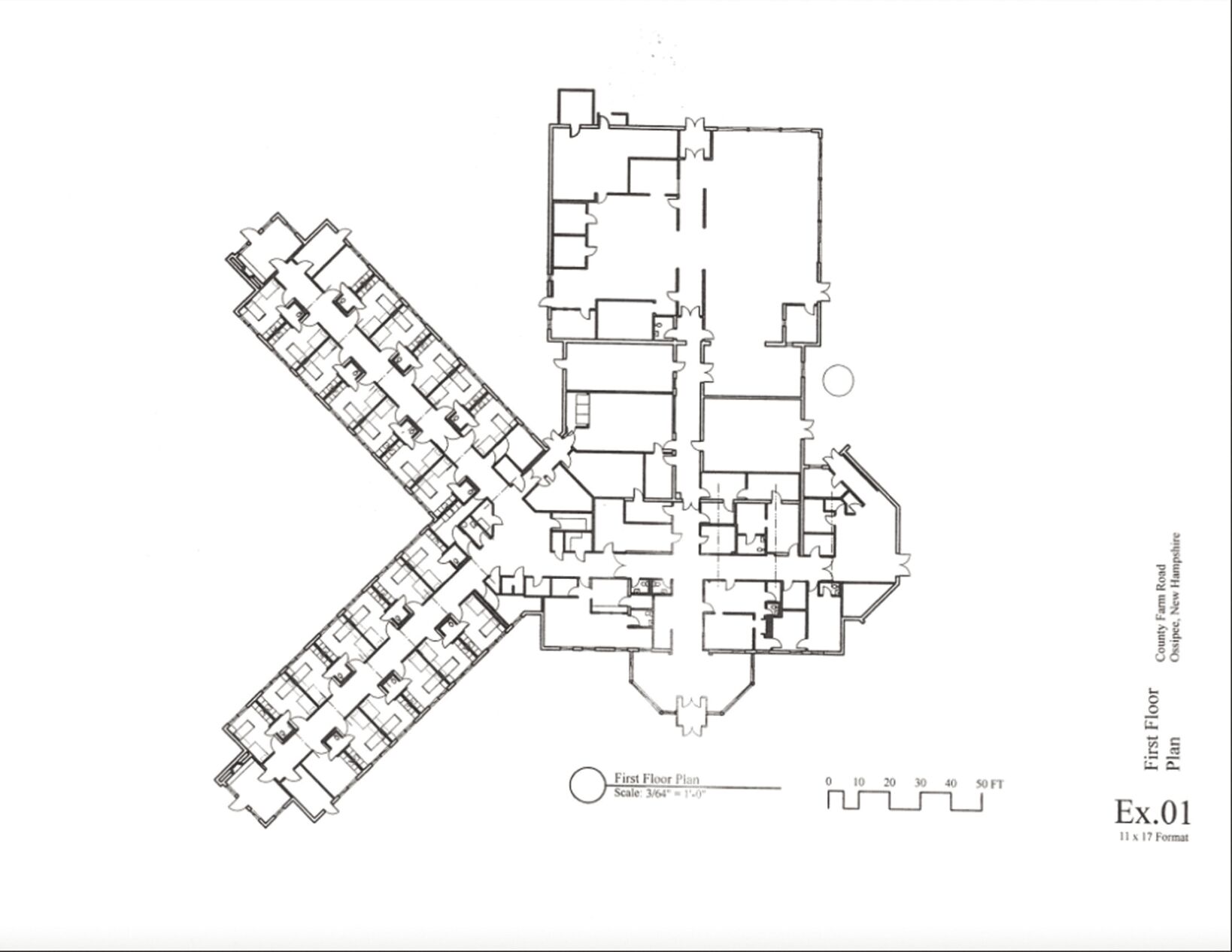 Diagram of old nursing home