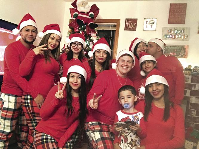 Daiyana Opio's family in Puerto Rico