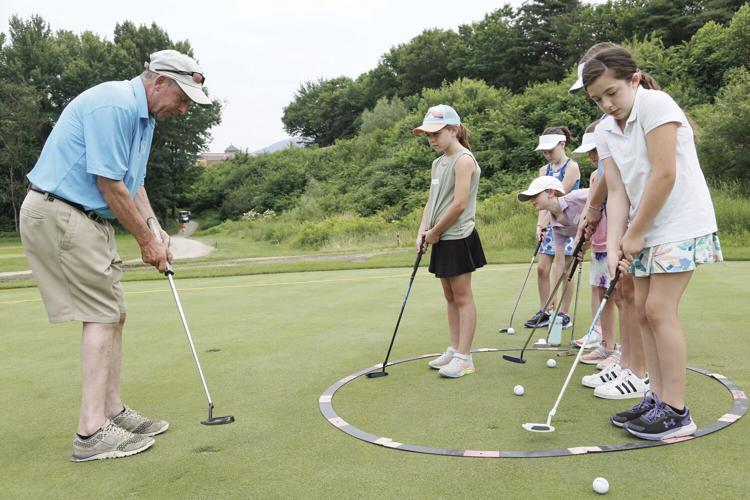 07-13-23 Jr Golf ed teaching putt