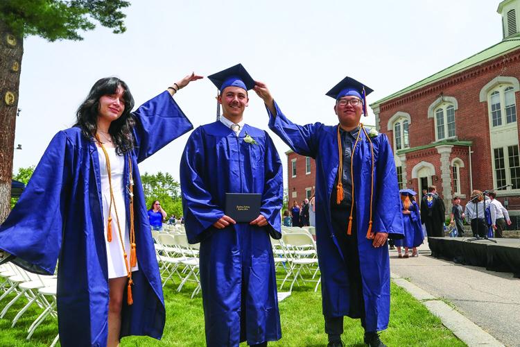 05-23-26 Fryeburg Graduation pose trio