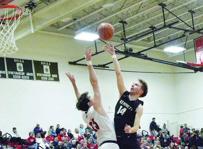 KHS Boys Hoop - Tristyn Jones shooting