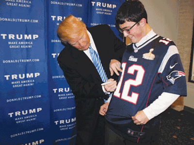 Conway teen meets idol Trump