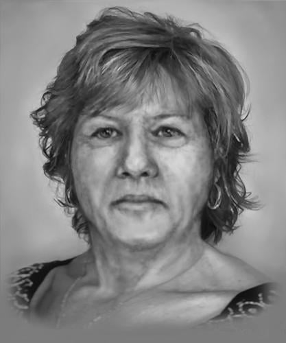 An age-progressed image of Laureen Rahn