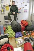 Hiker requests assistance on Albany trail, then leaves