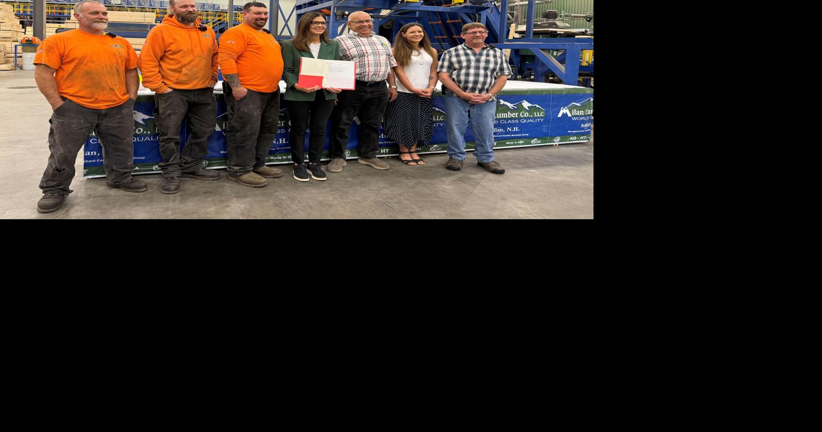 Ayotte visits Milan mill to sign new law on grading lumber