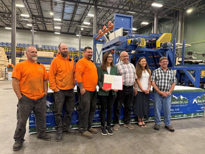 Present Aug. 21 inside Milan Lumber Co. for the signing of HB 1204 regarding lumber grading