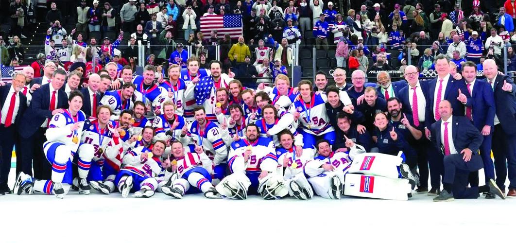 Olympics - Mike King - gold medal with team