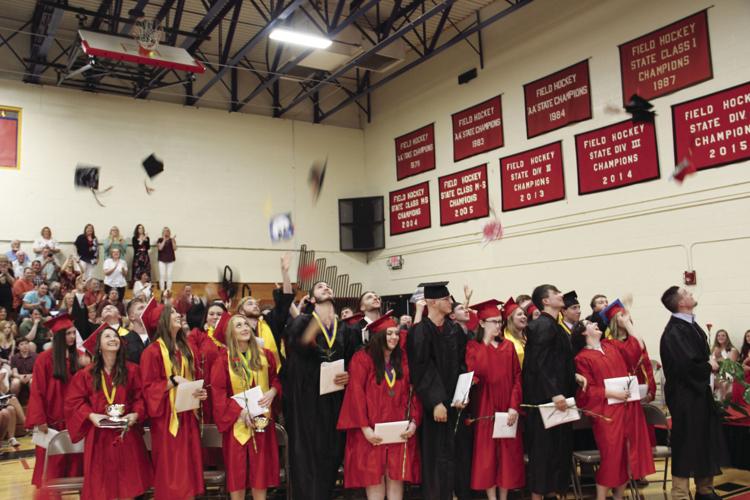BHS Graduation - tossing mortor boards