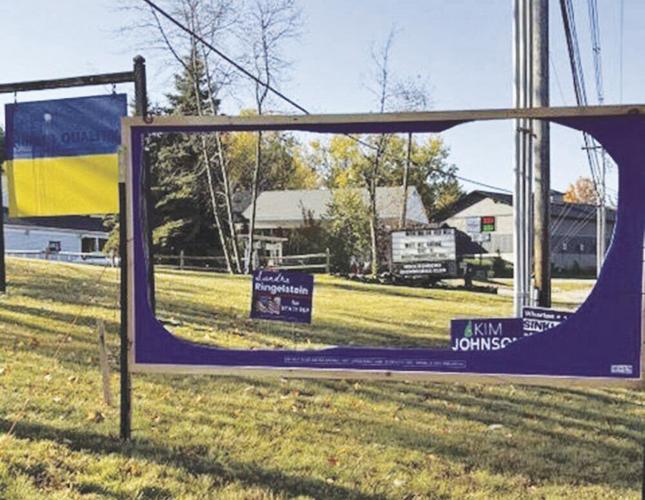 Moultonborough Sign damage