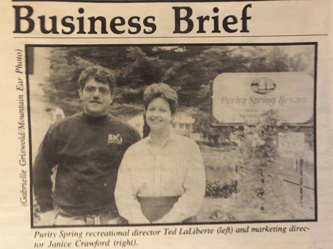 mtn ear news clipping at purity springs