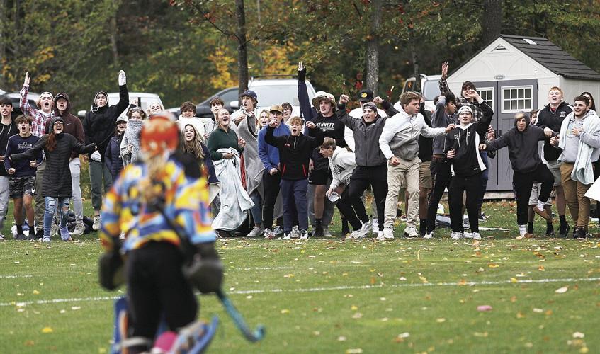 10-19-21 KHS FH shootout block cheering