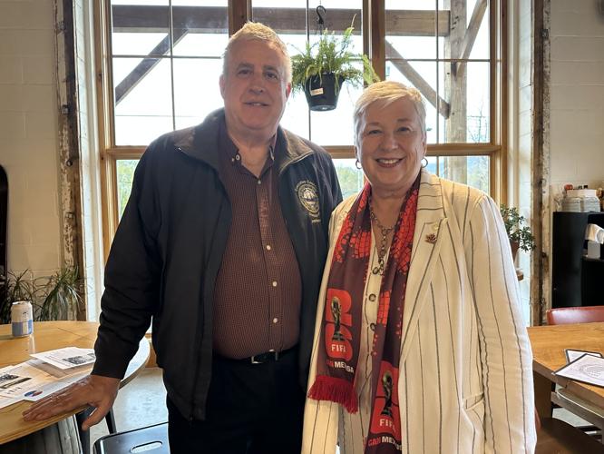 Exec. Councilor Joe Kenney and Canada Consul General to New England, Bernadette Jordan