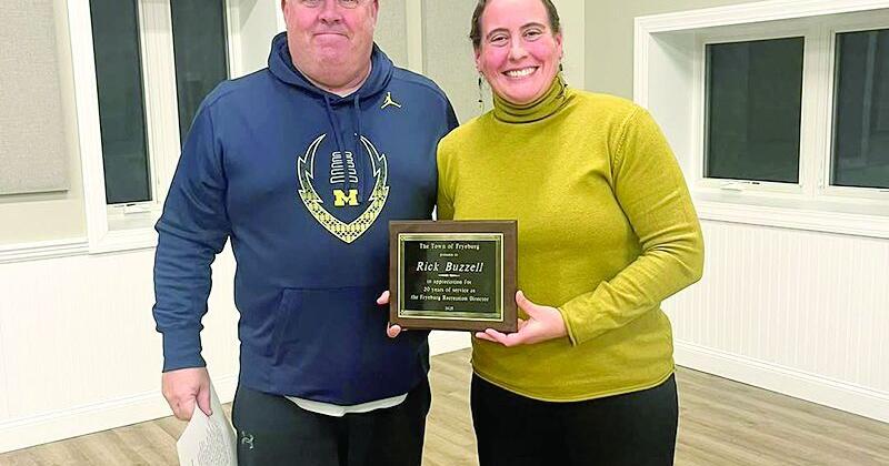 Buzzell honored for making lasting impact on Fryeburg Rec | News ...