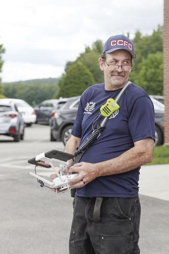 06-19-23 Fire Rescue bagley and drone vertical