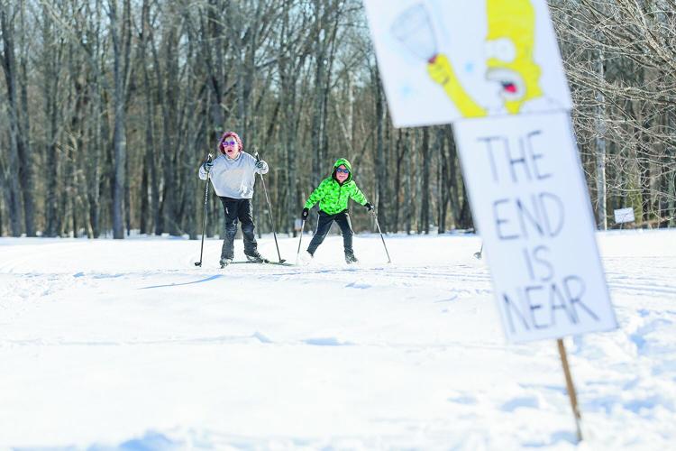 03-15-25 JGS Skiathon sign foreground