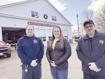 CVFD Parade organizers pose