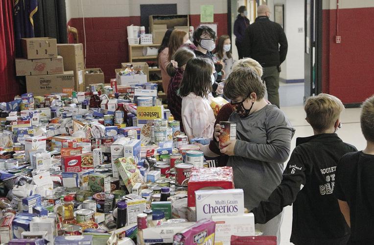 11-27-21 Food March food in gym