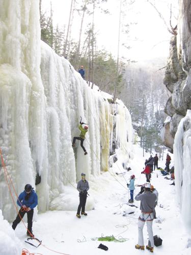 12-22-18 Parsons-Ice climbers at Pitcher Falls