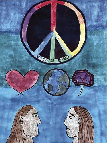 Peace Poster Contest - Giovanna Cook-Buell's poster