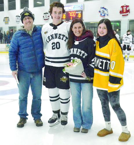 KHS Hockey - senior night - Nolan Proulx