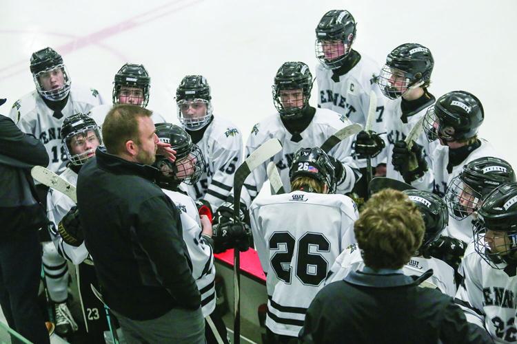 12-27-25 KHS-Maine Hockey talking at time out