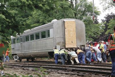 07-30-24 Flying Yankee pushing car