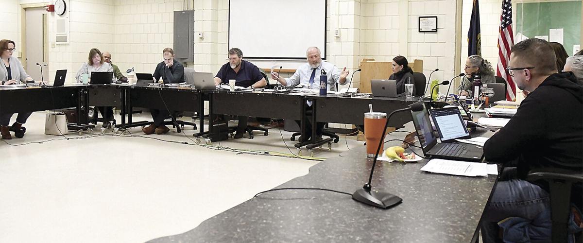 Conway School Board - poposed budget - wide shot