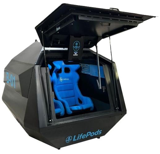 Survival pods launched to help families survive earthquakes, floods and gun attacks
