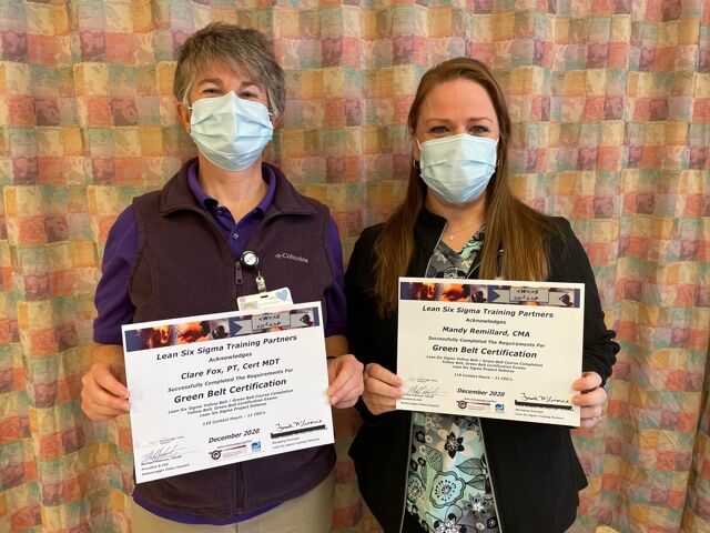 NCH employees earn Lean Green Belt Certification