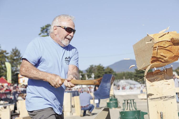 10-02-23 FF Woodsmen's chop toppling