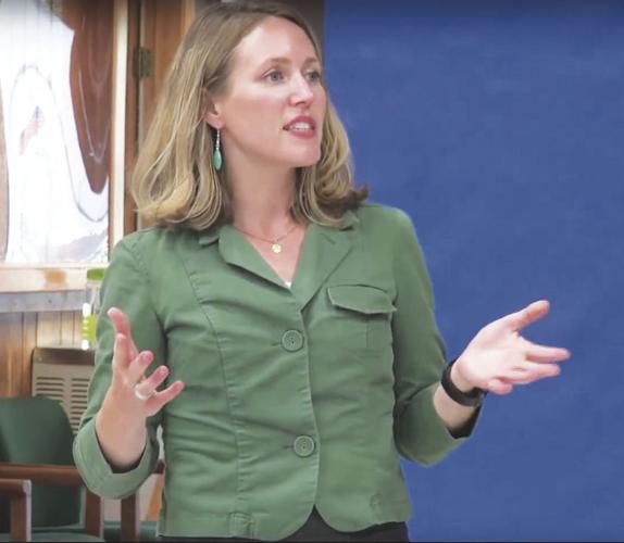 Jessica Williams Connor Pond July 2 selectmen meeting.jpg