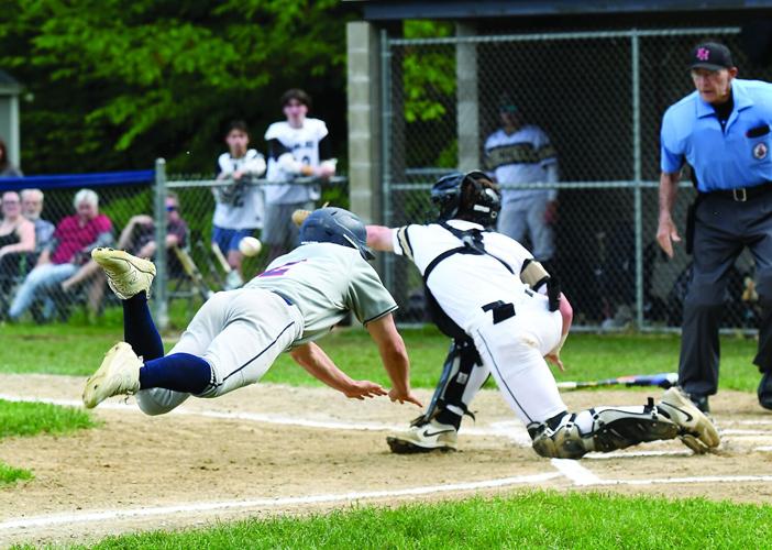 KHS Baseball - Kyle Dodge slide at home