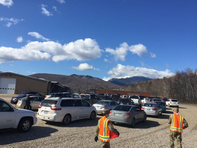 Mobile Food Pantry distributes