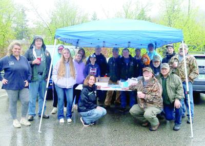 Volunteers who participated in the May 10 'Stamp Out Hunger Food Drive'