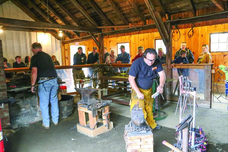 10-04-26 Fryeburg Fair blacksmith demo