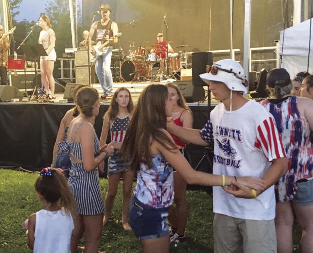 7-6-18 July 4 dancers and band