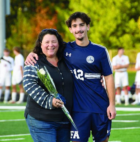 FA Boys Soccer - Senior Match - Abe Grace and family
