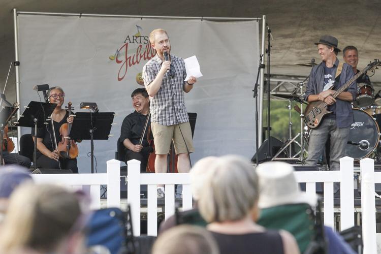 07-13-23 Arts Jubilee sheehan speaking semi-wide