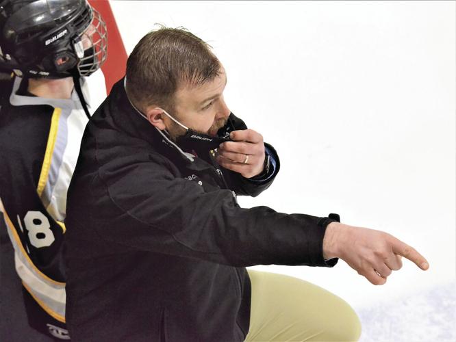 KHS hockey -semifinals - Coach Mike Lane
