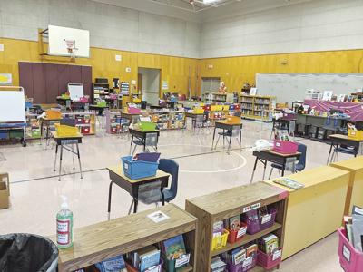 Pine Tree Elementary School - back to school gym