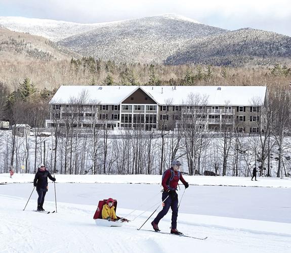 Nordic Tracks - First ski - skiers at Great Glen Trails