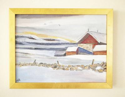 Maria Zodda's Farm in Winter Evening