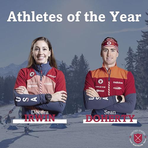 Two KHS grads named to U.S. Biathlon Team - Sean Doherty award