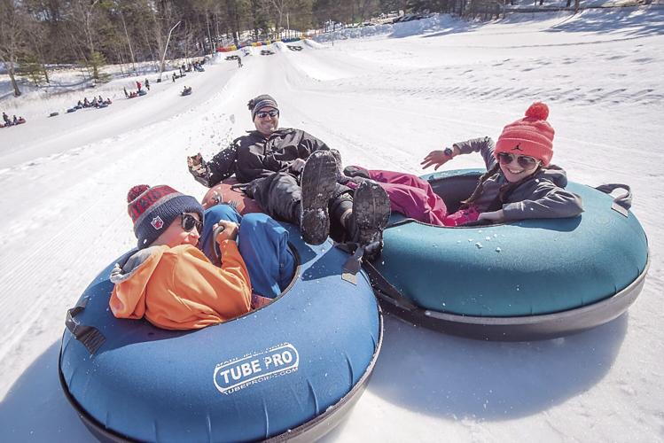 Snow Report - King Pine snow tubing